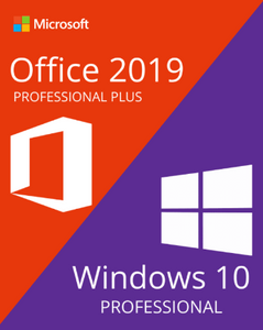 WINDOWS 10 PROFESSIONAL + OFFICE 2019 PROFESSIONAL PLUS – BUNDLE